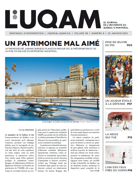 La une du journal